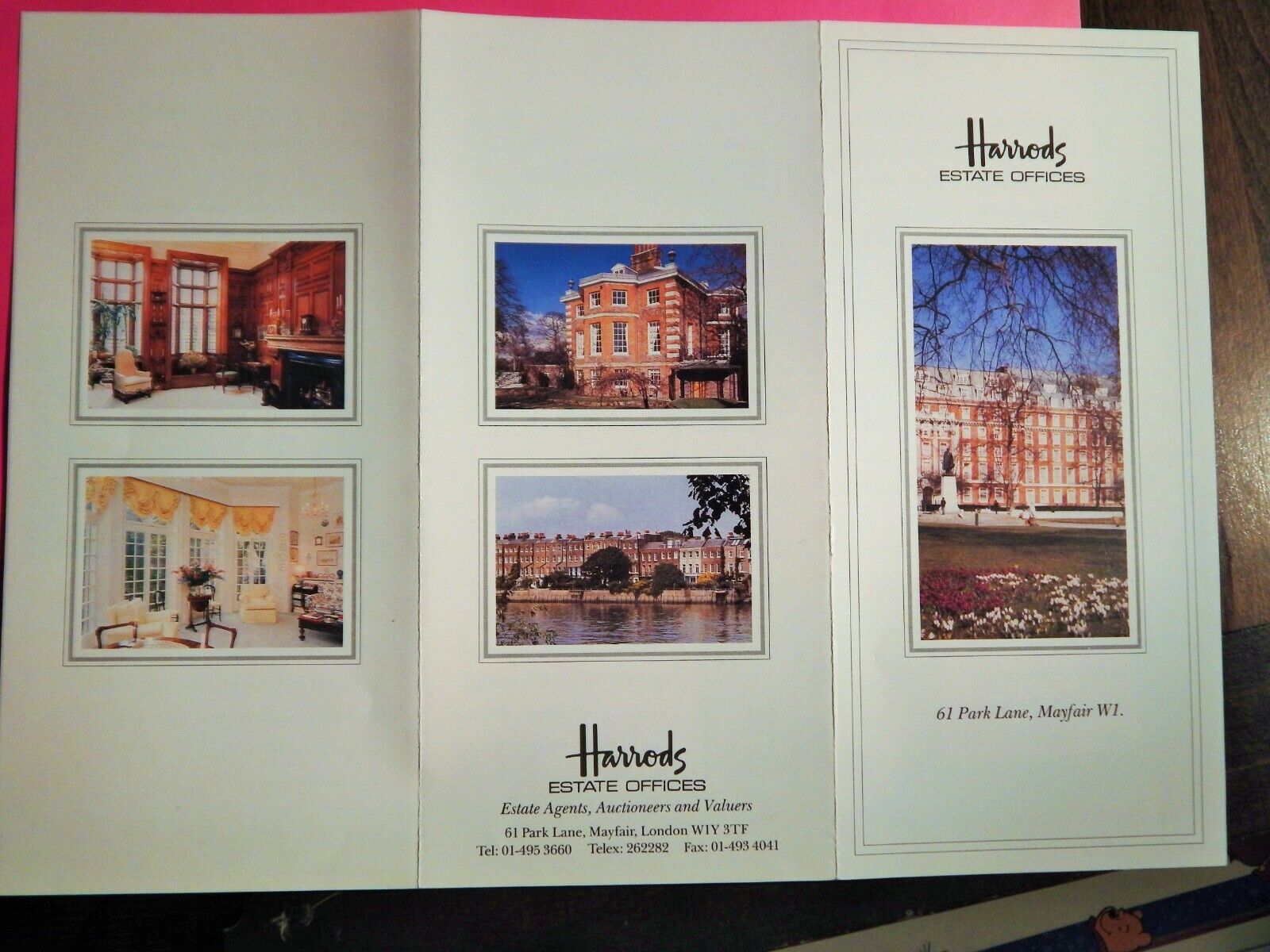 HARRODS London's premier store 1980 BROCHURE, BEAUTIFUL COLOR Photo Poster paintingS OF STORE