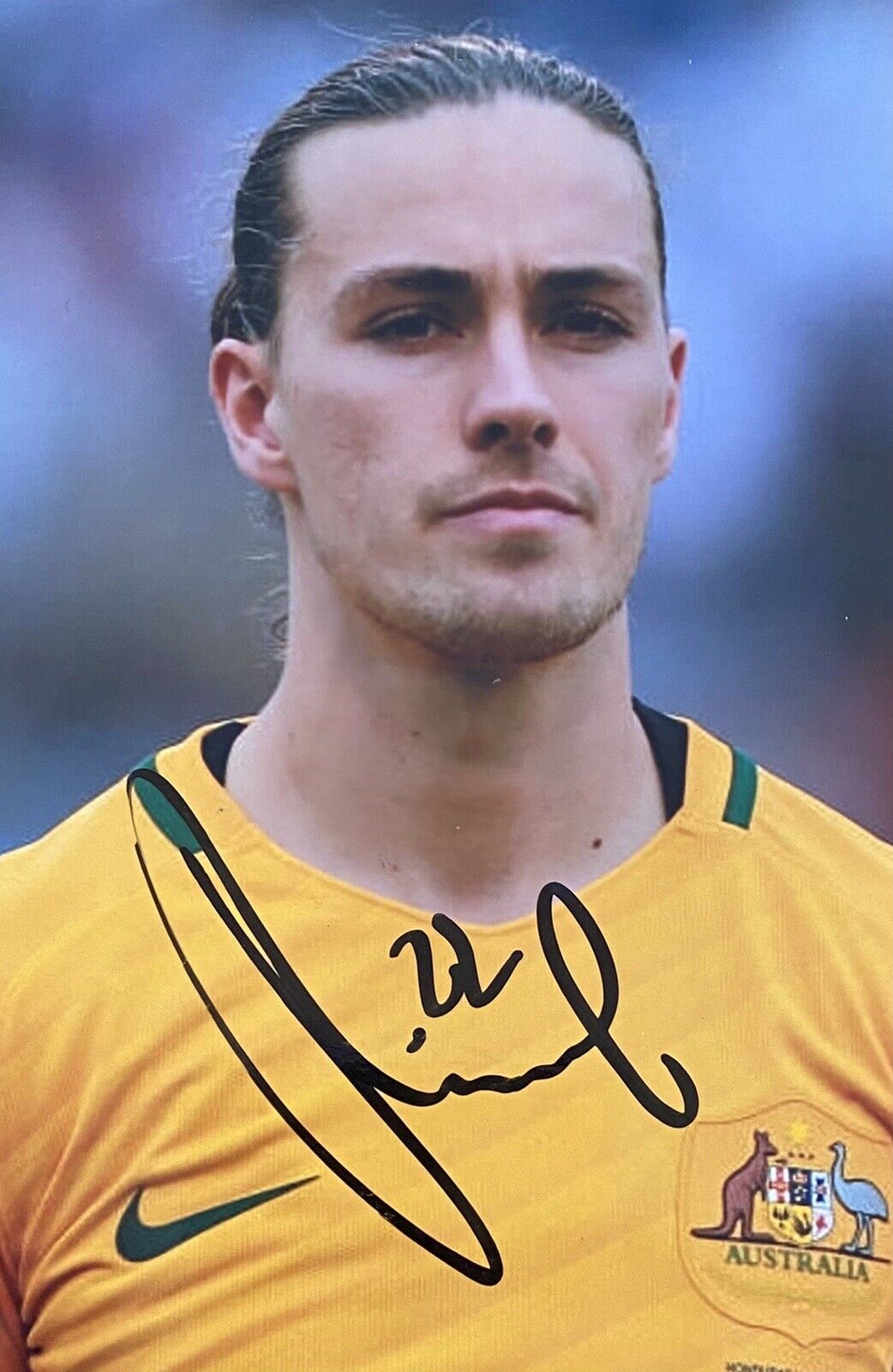 Jackson Irvine Genuine Hand Signed Australia 6X4 Photo Poster painting