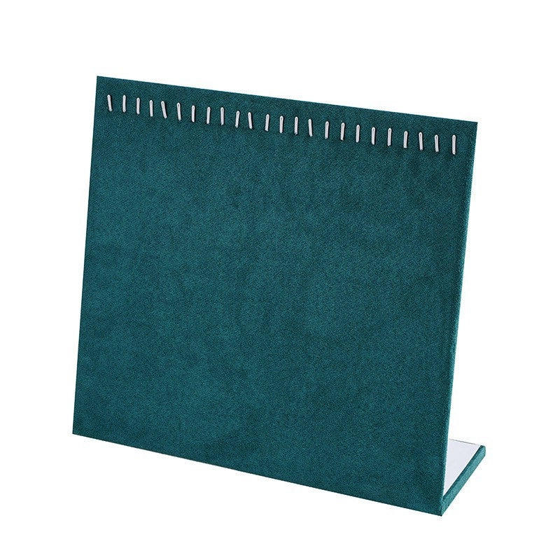 1 Piece Wood Flannel Casual Minimalist L Shape Jewelry Display