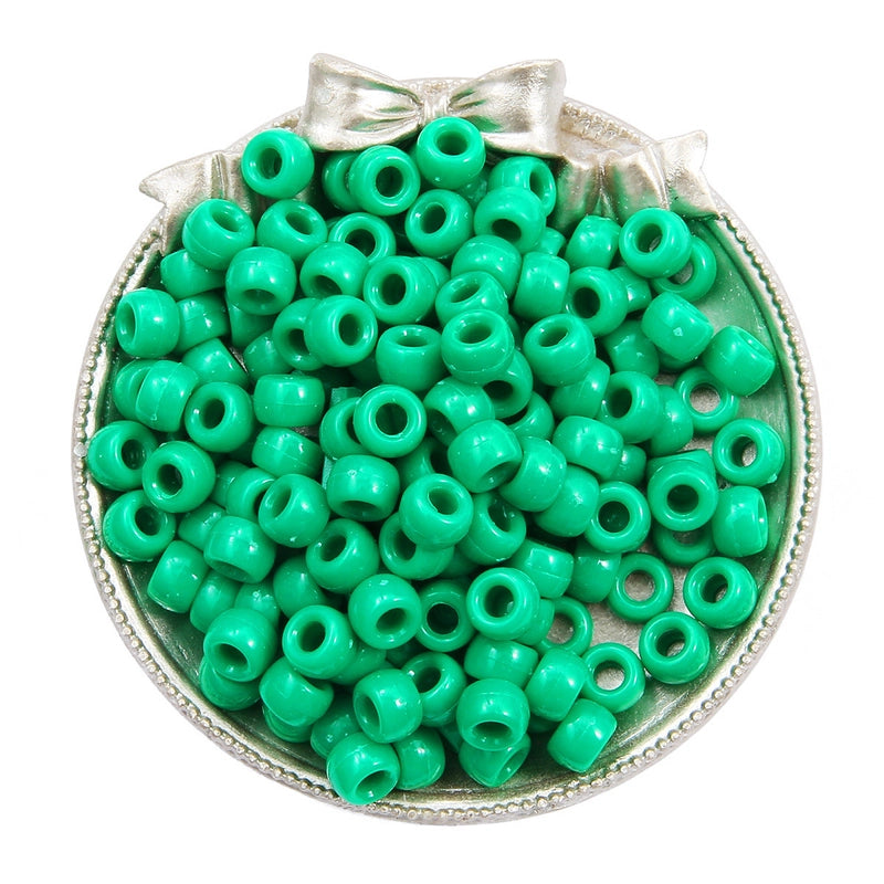 Acrylic Large Hole Barrel Beads 9*6mm Pony Beads Woven Handmade Diy Hand String Jewelry Accessories Beads Loose Beads