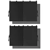 Double-Layer Car Sunshade Magnetic Heat-Insulating Side Screen Summer Interior Rear Seat Protection