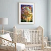 (Big Size)Castle in the Sky with Rainbow - 11CT Stamped Cross Stitch - 40*60cm