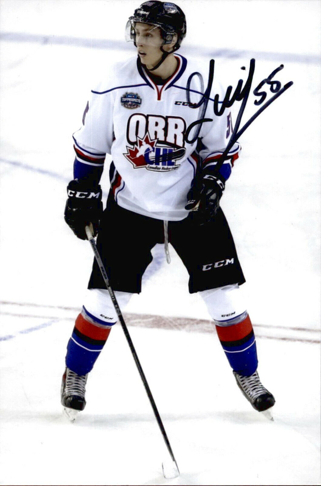 Guillaume Brisebois SIGNED 4x6 Photo Poster painting ACADIE BATHURST TITAN VANCOUVER CANUCKS #4