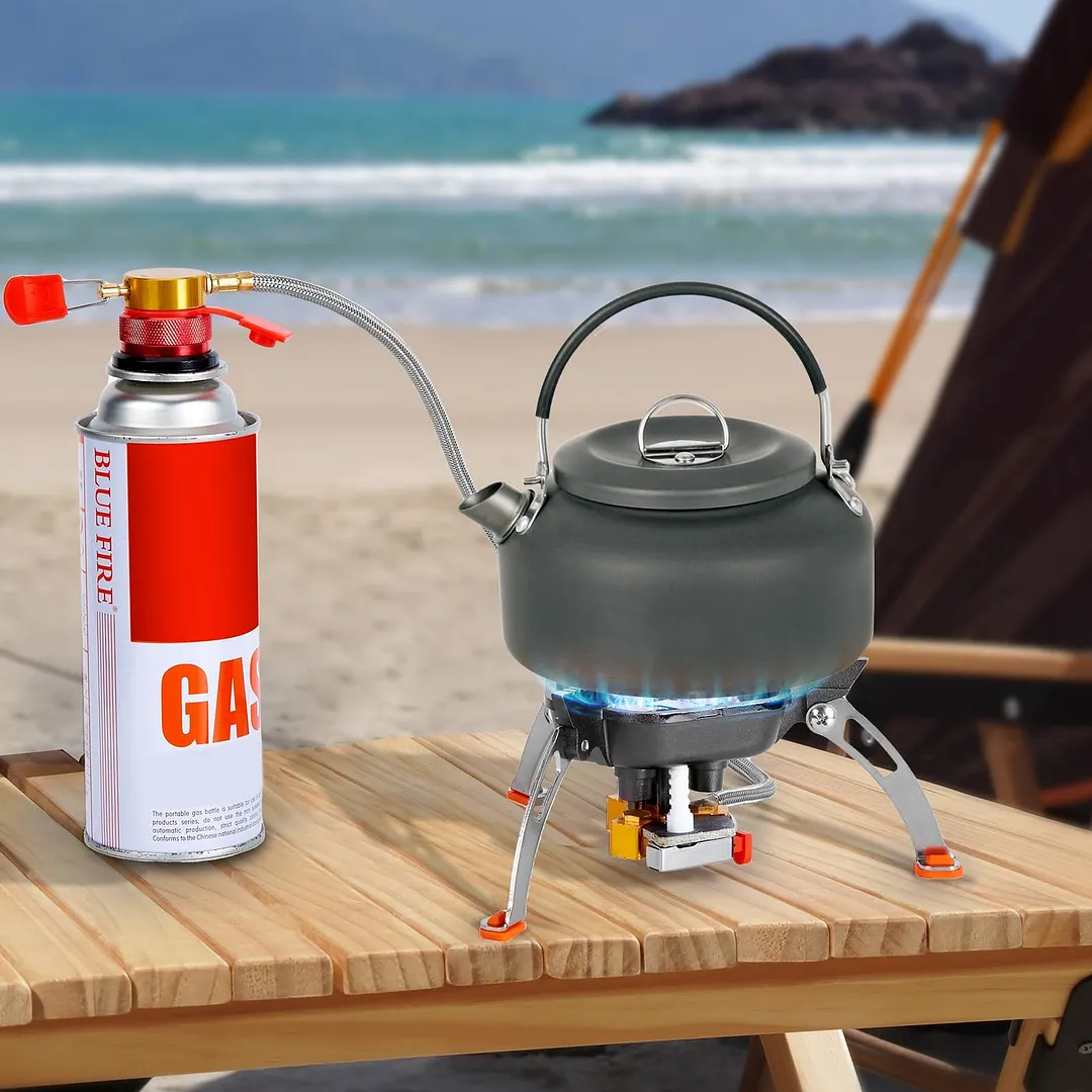🔥LAST DAY 49% OFF🌟9900W/7200W Windproof Camping Stove. Camping Gas Stove with Piezo Ignition
