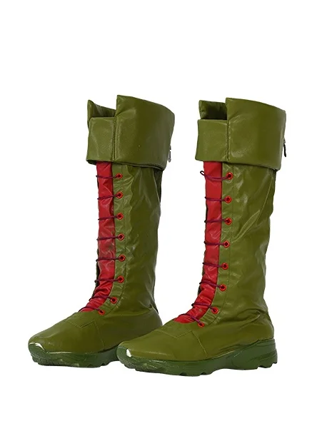 Damian Wayne Batman and Superman Battle of The Super Sons Cosplay Boots