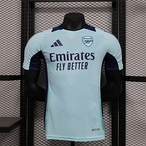 2024/2025 Player Version Arsenal Pre-race suit Blue Football Shirt 1:1 Thai Quality