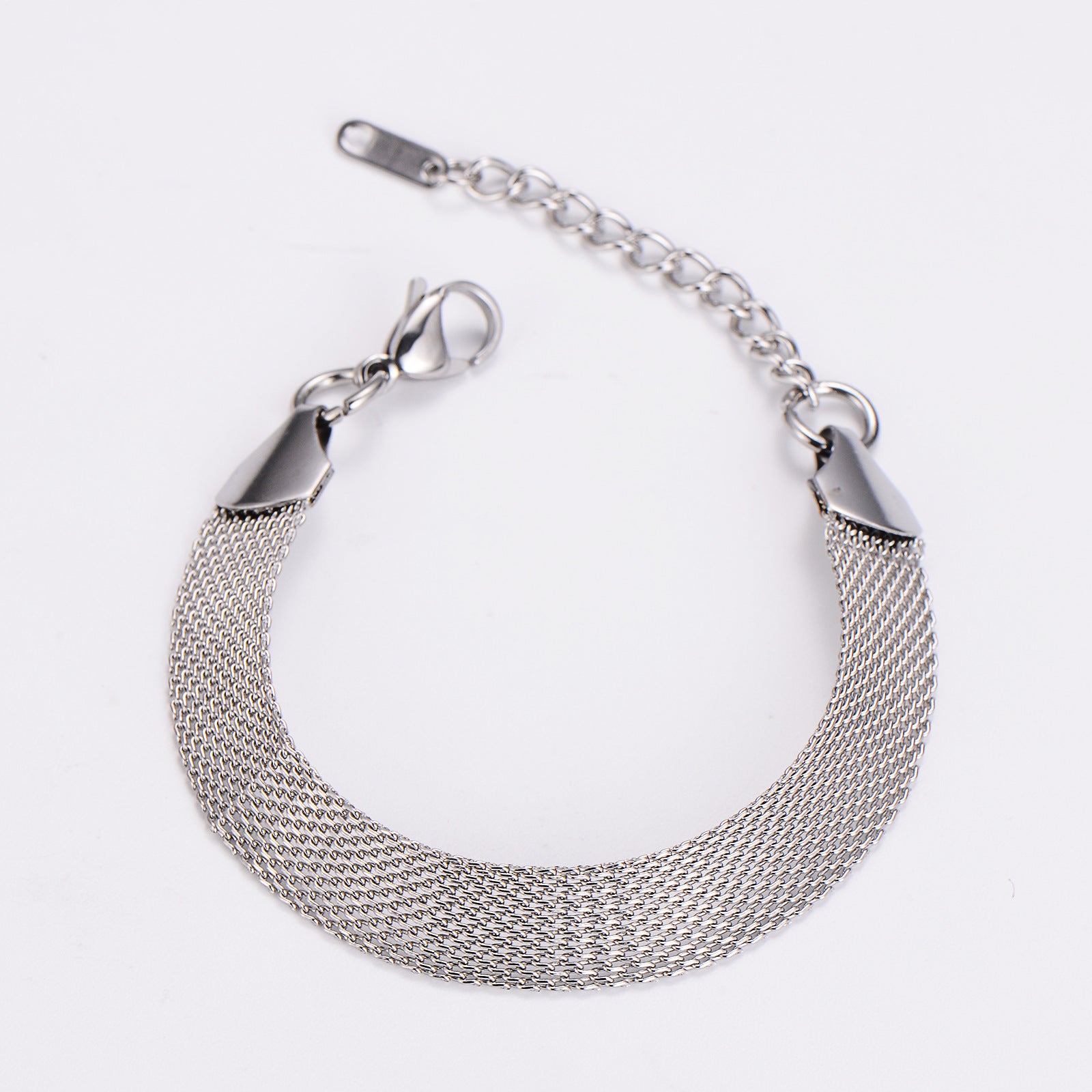 Aml Stainless Steel Personality Retro 10Mm Watch Mesh Bracelet Female Cold Style Ins Trend Niche Jewelry