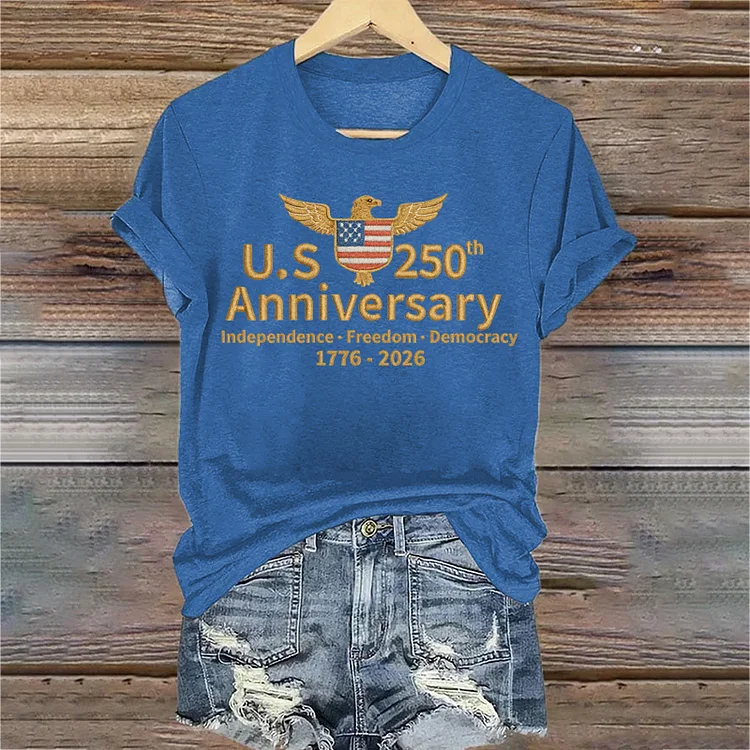 US 250th Anniversary Veterans Print Women's T-Shirt socialshop
