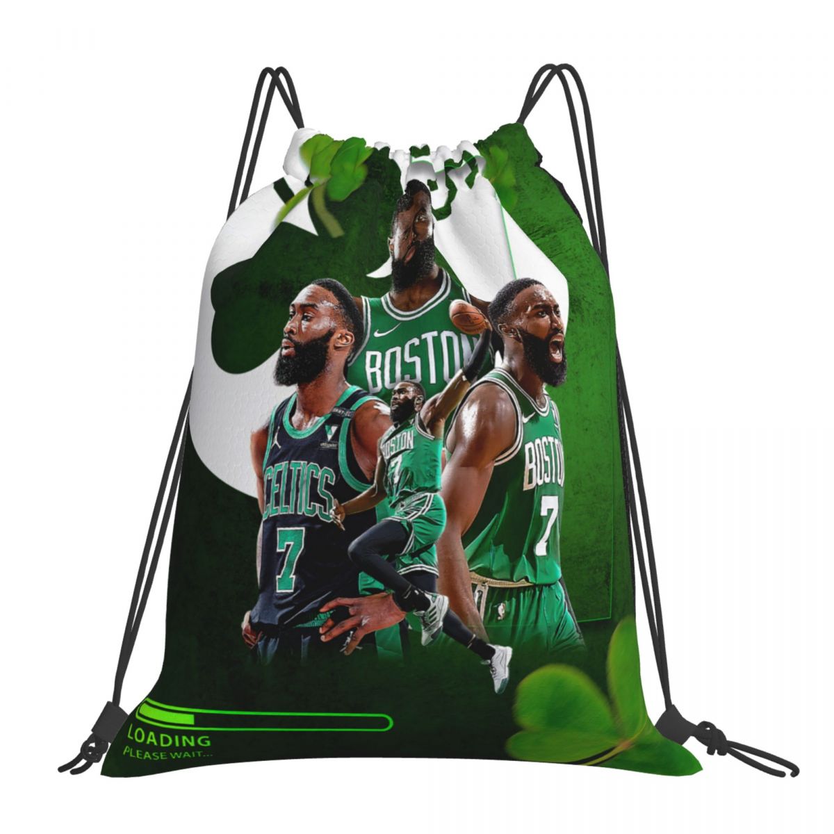 Boston Celtics Jaylen Brown Drawstring Bags for School Gym