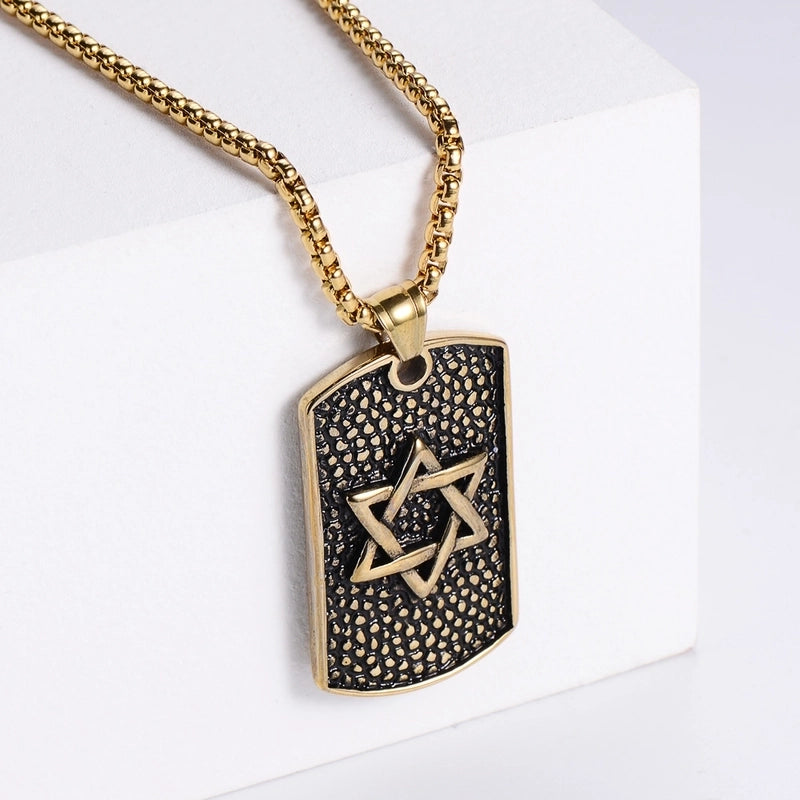 Stainless Steel 18K Gold Plated Fashion Geometric No Inlay