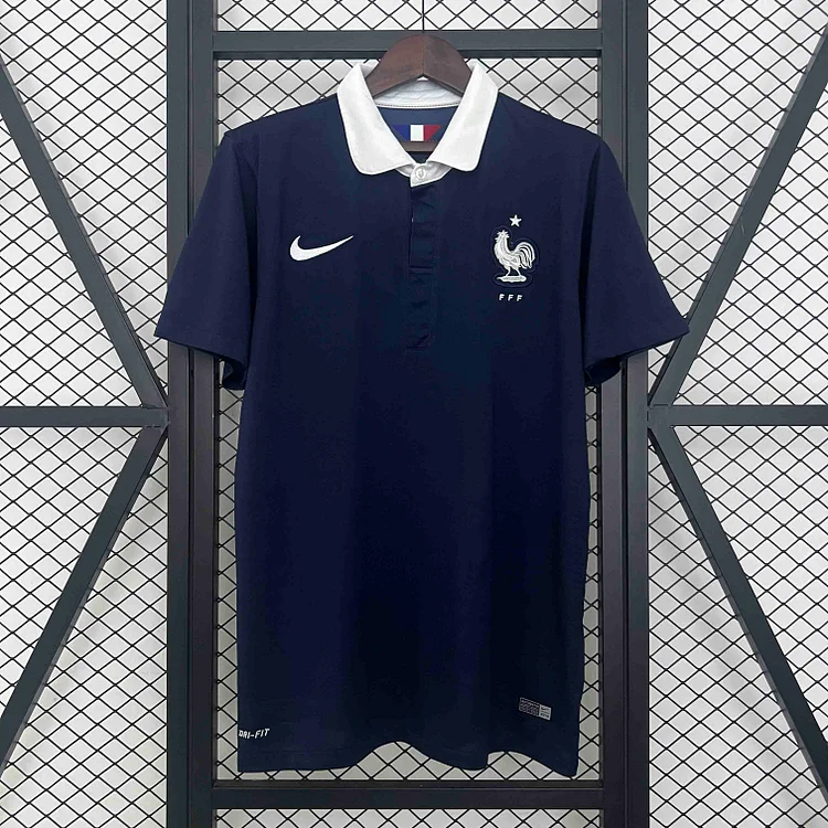 2014 France Home Retro Jersey