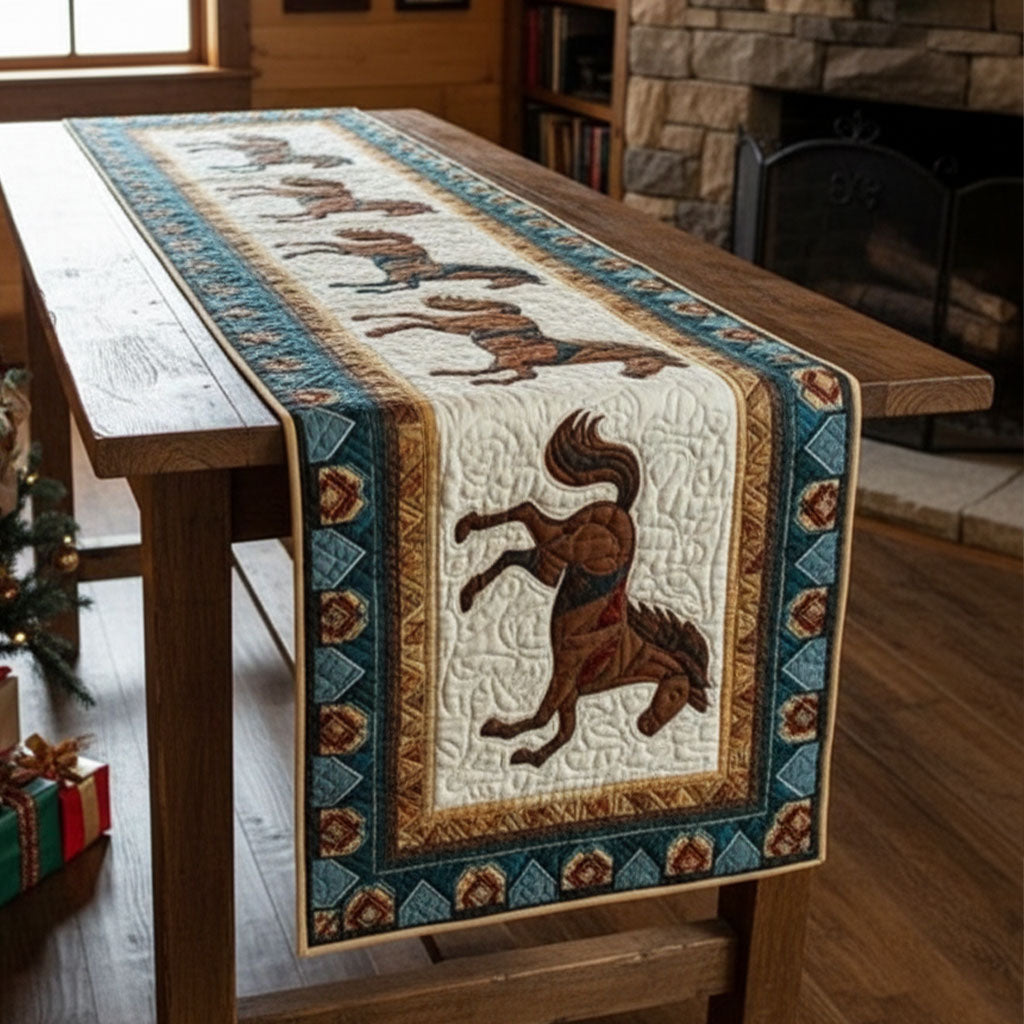 Gallop Dreams Quilted Table Runner NCU0PT9972