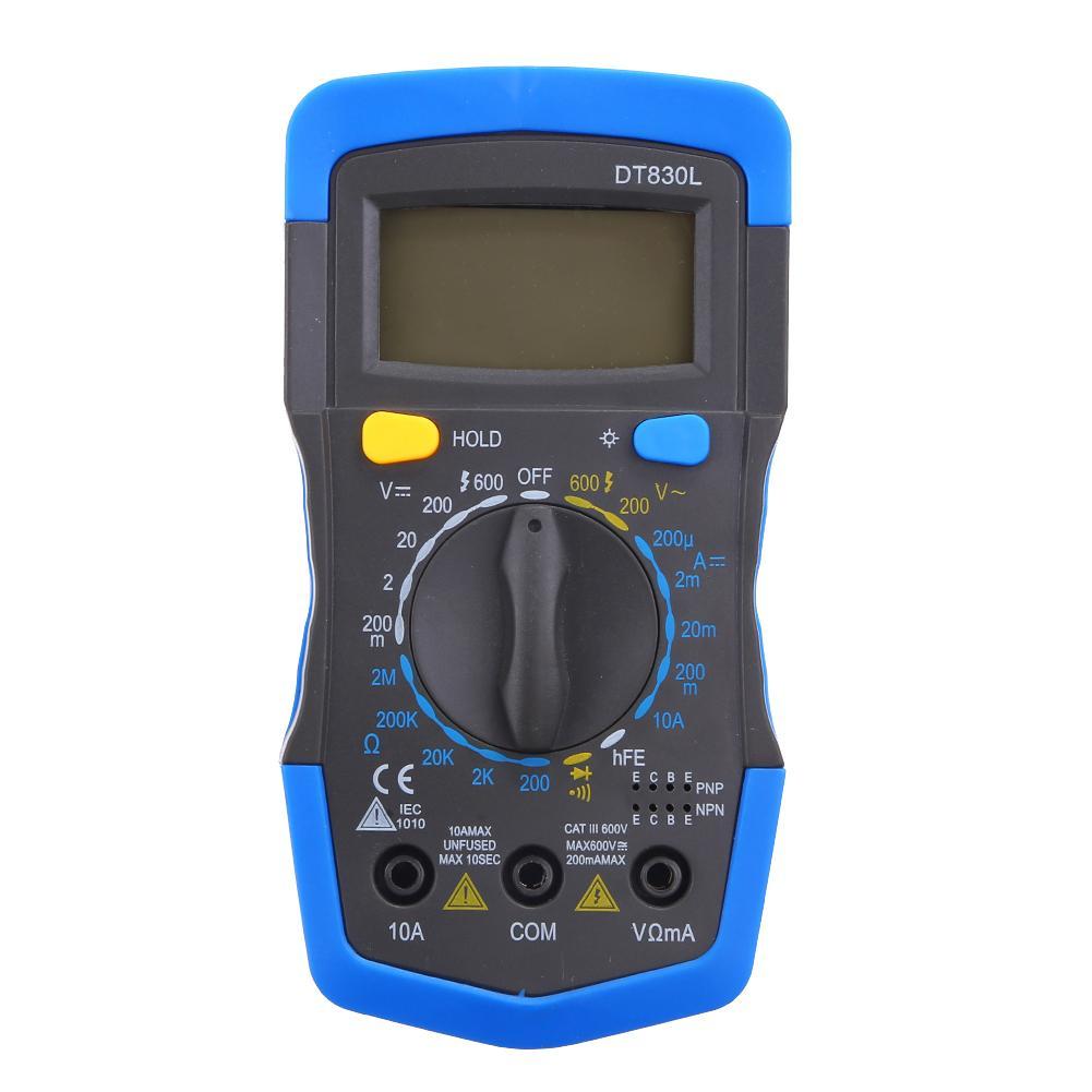

DT830L Digital Voltmeter Ammeter Ohmmeter Multimeter Volt LCD Tester Meter, 501 Original
