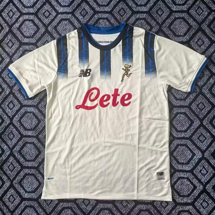 2025-26 Atalanta Away White Jersey - Fan Edition