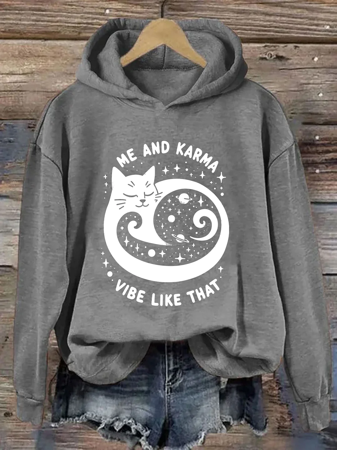 Me And My Karma Vibe Like That Hoodie