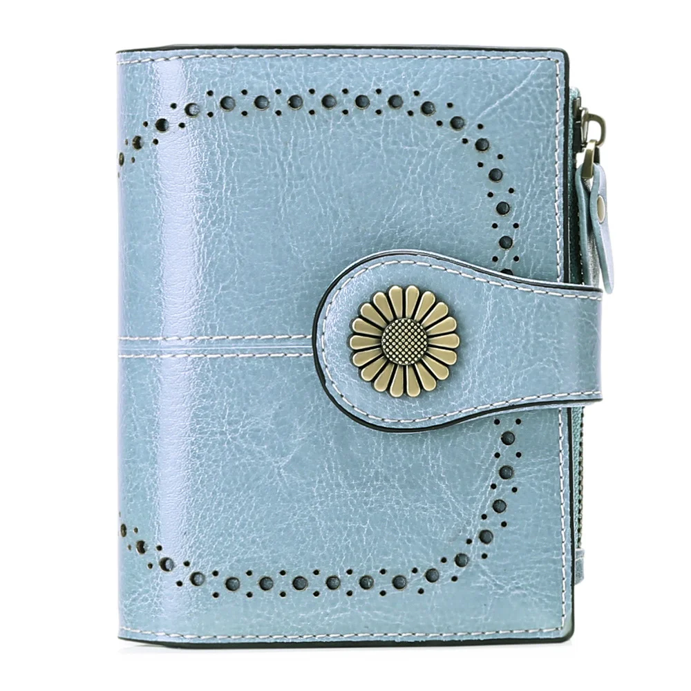 Cropped Zip Wallet
