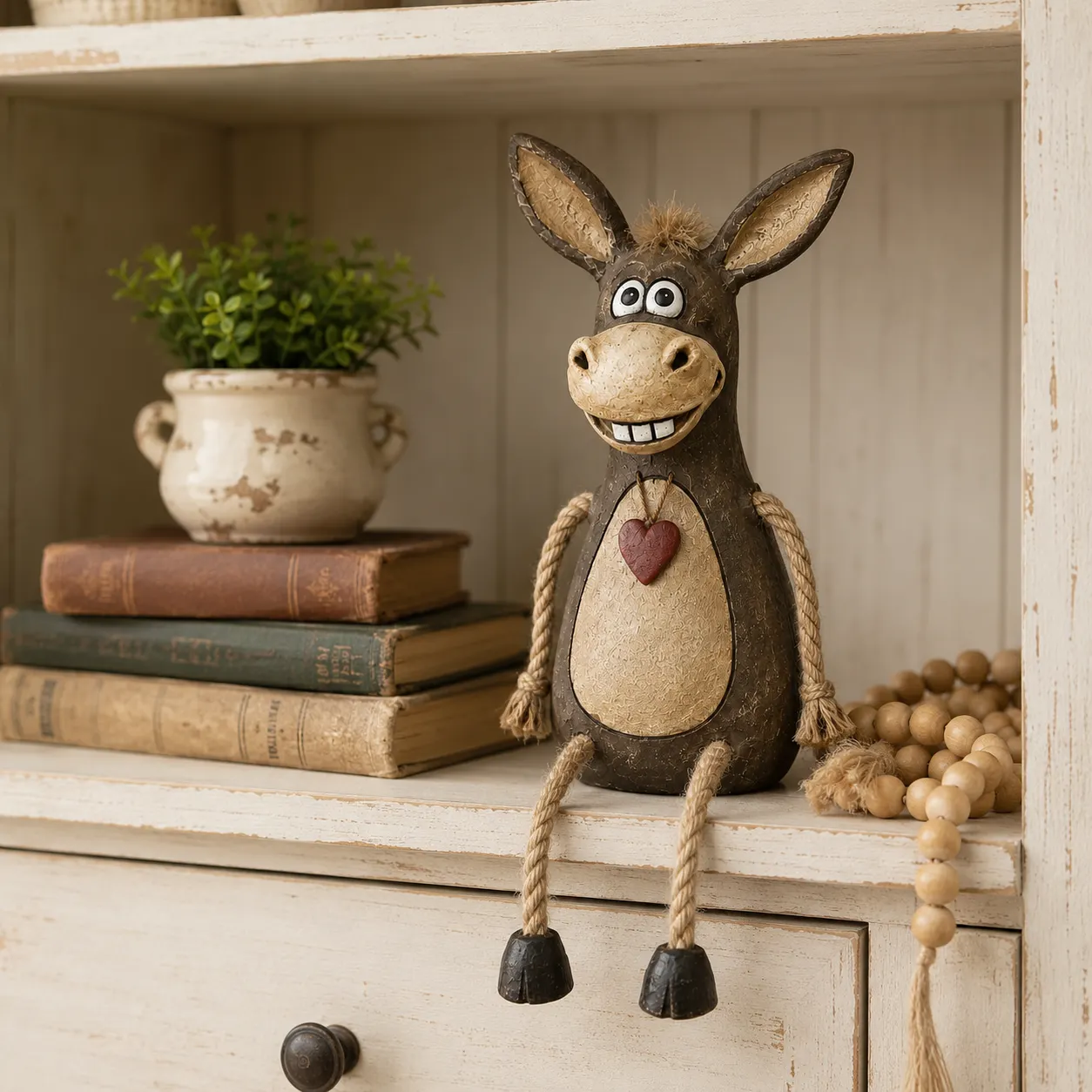 Rustic donkey figurine dimensions