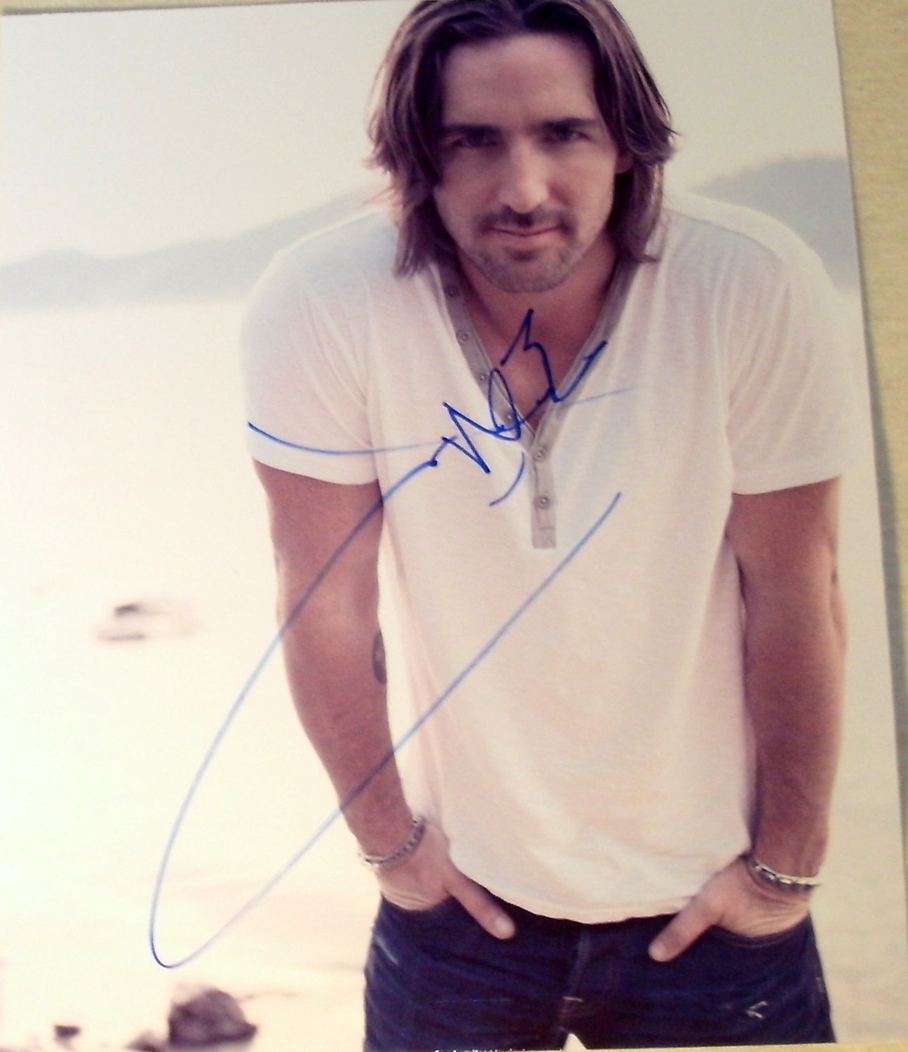 JAKE OWEN HOT COUNTRY STUD SIGNED AUTOGRAPH SEDUCTIVE SEXY EYES 8X10 Photo Poster painting COA