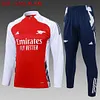 2024/2025 Arsenal Half-Pull Training Suit Red-White Jersey 1:1 Thai Quality