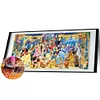Disney - quadratischer Bohrer Diamantmalerei - 110*50cm (große Größe)