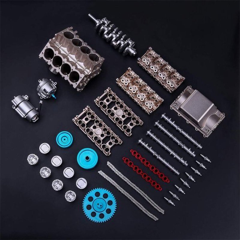 DIY Full Metal Model Kit 500+Pcs Educational Toy Build Your Own Engine