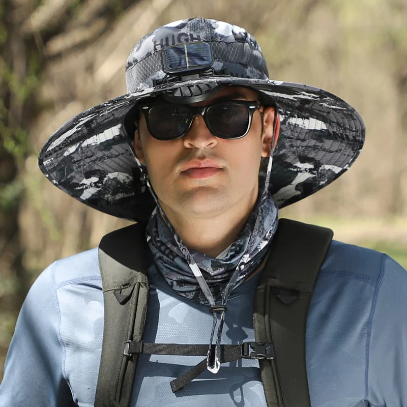 🏆 50K+ SOLD! &ndash; Almost Gone-⚡2025 New Ultralight Solar Fan Sun Hat &ndash; Lighter Than a Baseball!⚾