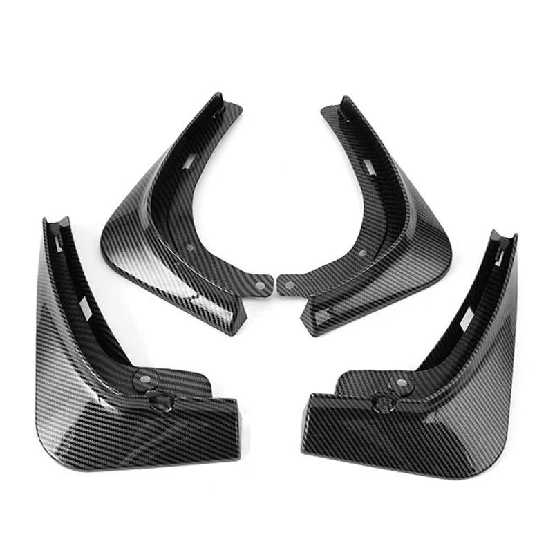 Mud Flaps Splash Guards For Model 3 Front Rear Mudguard Kit Molded Full Protection Auto Accessories (4 pcs) (2017-2022)