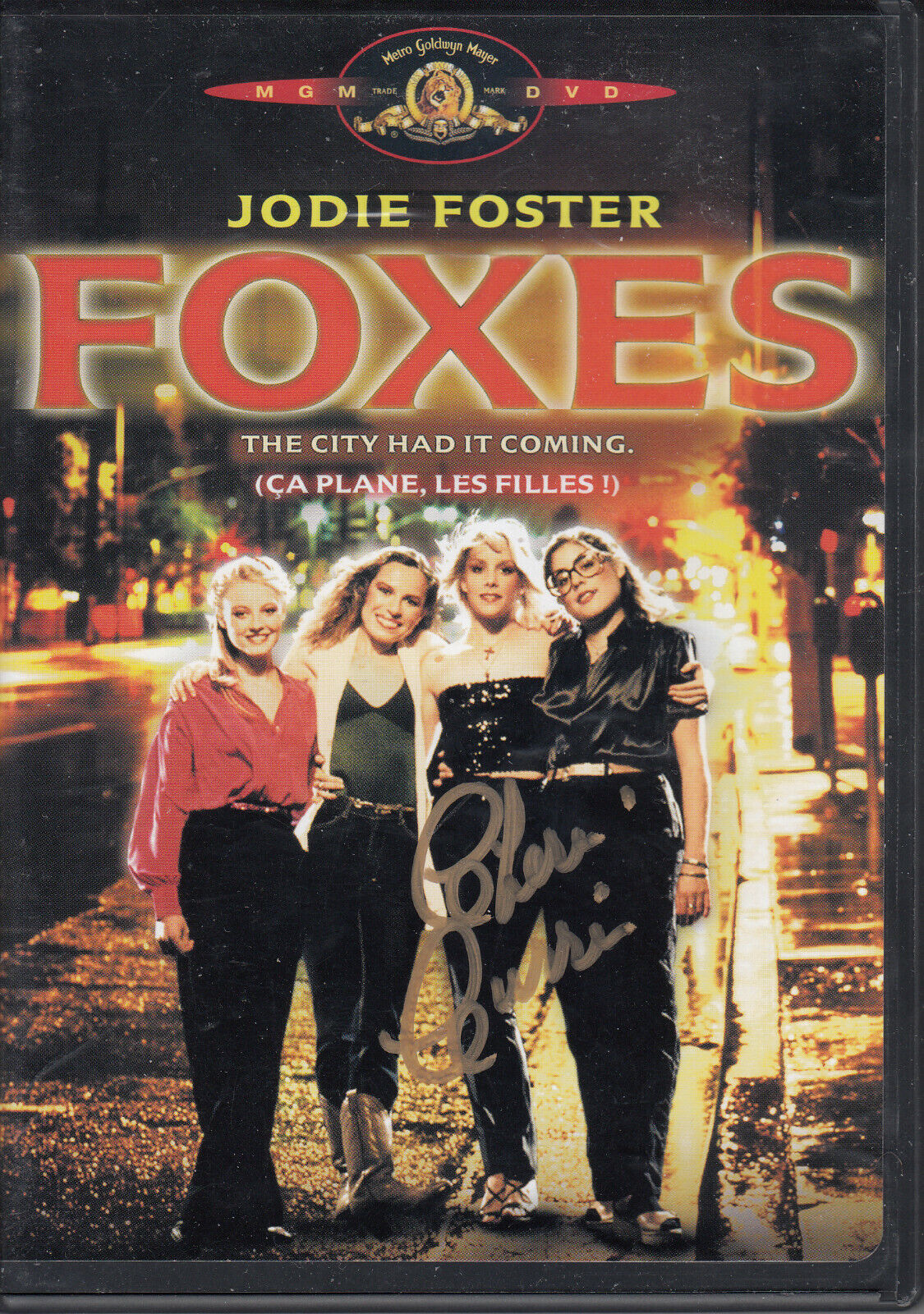 Cherri Currie Foxes Signed DVD Photo Poster painting Cover Runaways