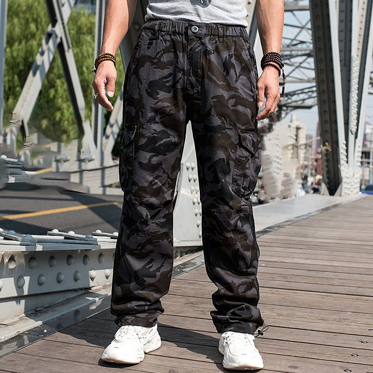 Casual Camouflage Multi-Pocket Cargo Pants