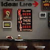 I will drink beer - Metal Tin Signs(8*12Inch/12*16Inch) - Bar