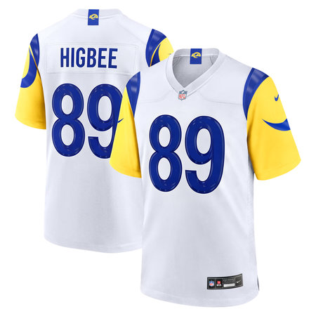 Youth Los Angeles Rams #89 Tyler Higbee Nike White Game Player Jersey