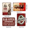 4pcs - Liquor - Vintage Metal Signs(12*16Inch)