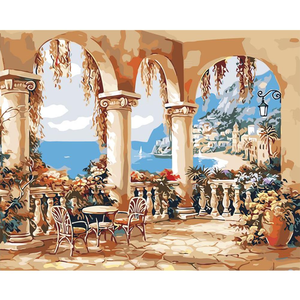 

40x50cm - Paint By Numbers Summer House, 501 Original