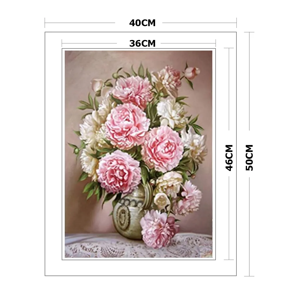 11ct Stamped Cross Stitch - Flower(40*50cm)