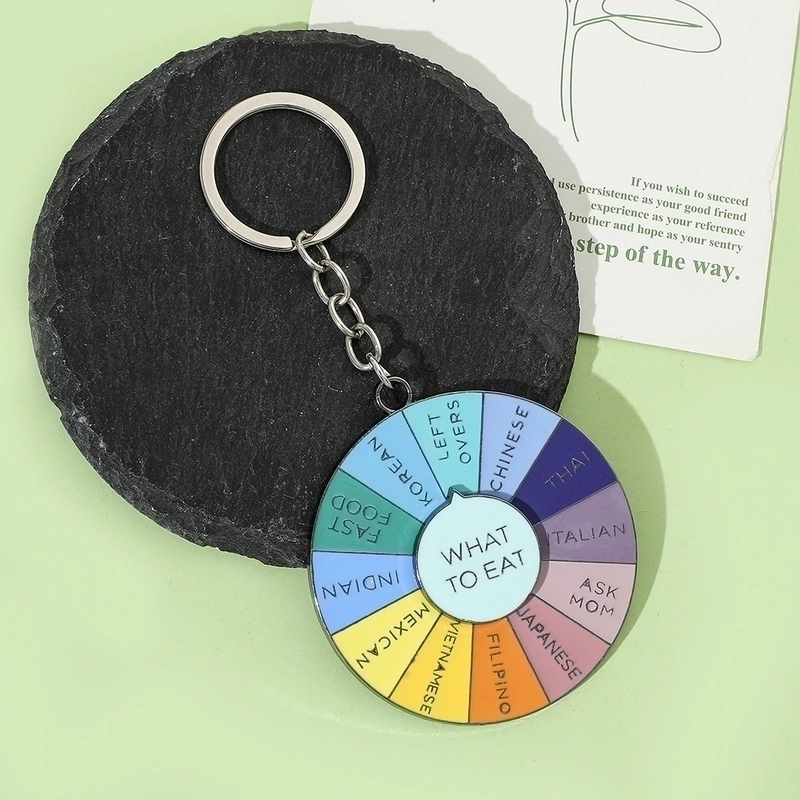 Luxurious Color Block Metal Women’s Bag Pendant Keychain