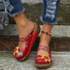 Gioiacombo&trade; 2023 Nuovi sandali in stile etnico con fiori tridimensionali