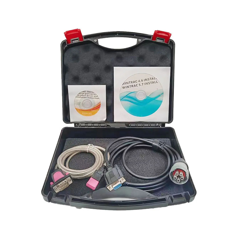 for Z-TEK FTDI chip USB Connector for Wintrac Thermo King Diagnostic Tool with V5.7 Software Diagnostic Cable Auto Scanner (Adapter with Software)