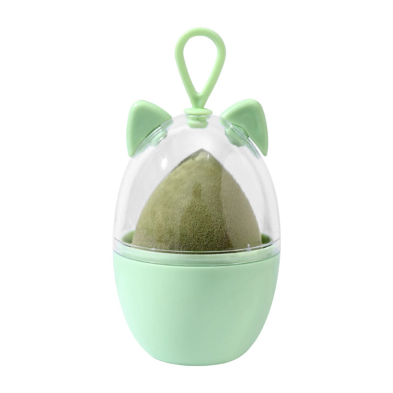 Classic Style Geometric PUR Makeup Sponge Storage Box /