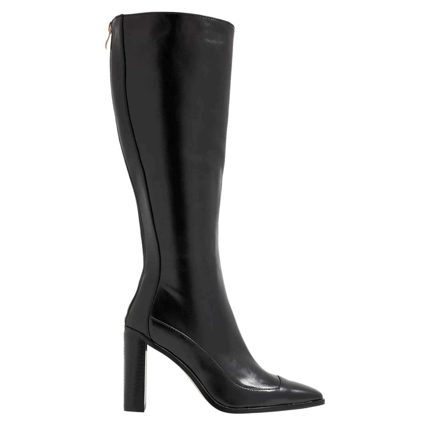 TAAFO Green Crocodile Embossed Patchwork Women Concise Knee-High Boots Square Heels Zipper Ladies Long Booties Size 39 40 Shoes
