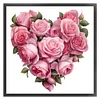 Love Pink Rose-11CT Stamped Cross Stitch 40*40cm/15.75*15.75in