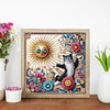 Funny Cat - Special Shaped Diamond Painting - 30*30CM