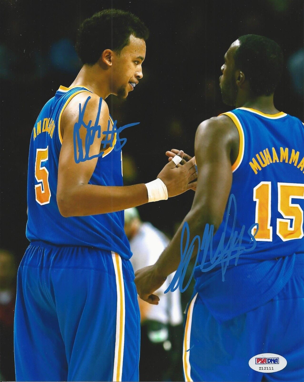 Kyle Anderson & Shabazz Muhammad Signed UCLA Bruins 8x10 Photo Poster painting PSA/DNA # Z12111