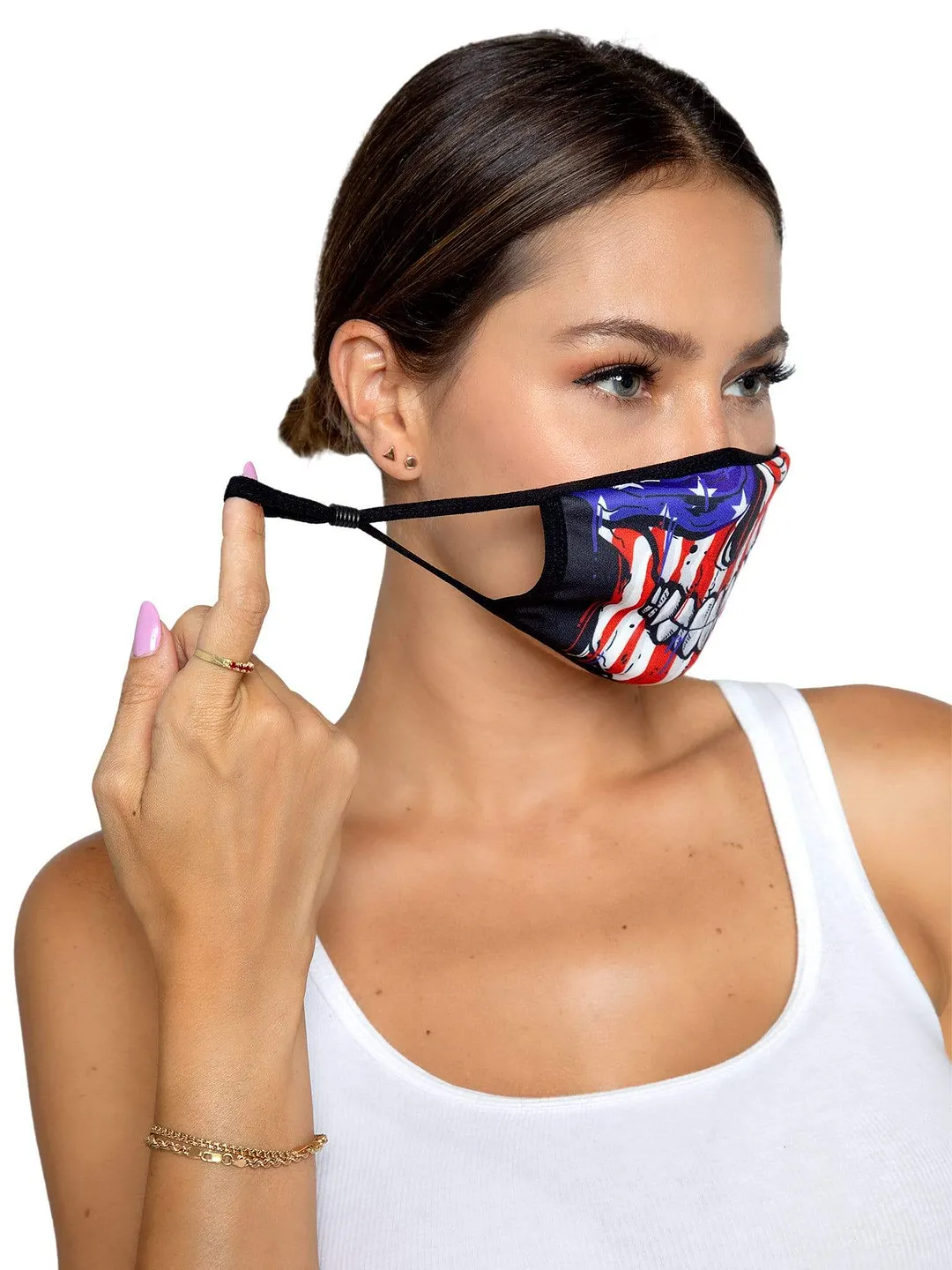 Americana Skull Face Mask