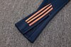 Joyfball 2024/2025 Manchester United Long Zipped Jacket Dark Blue Soccer Jersey 1:1 Thai Quality