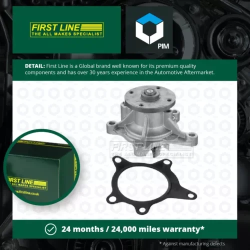 Water Pump fits KIA VENGA YN 1.4 1.6 2010 on Coolant Firstline 251002B000 New Parts