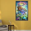 Rainbow Wonderland - runder Bohrer Diamond Painting - 45*70cm (große Größe Teil-AB-Bohrer)