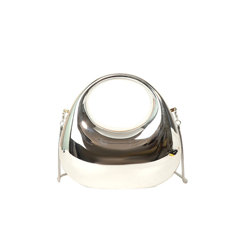 Women’s Arylic Gradient Color Solid Color Streetwear Dumpling Shape Magnetic Buckle Evening Bag