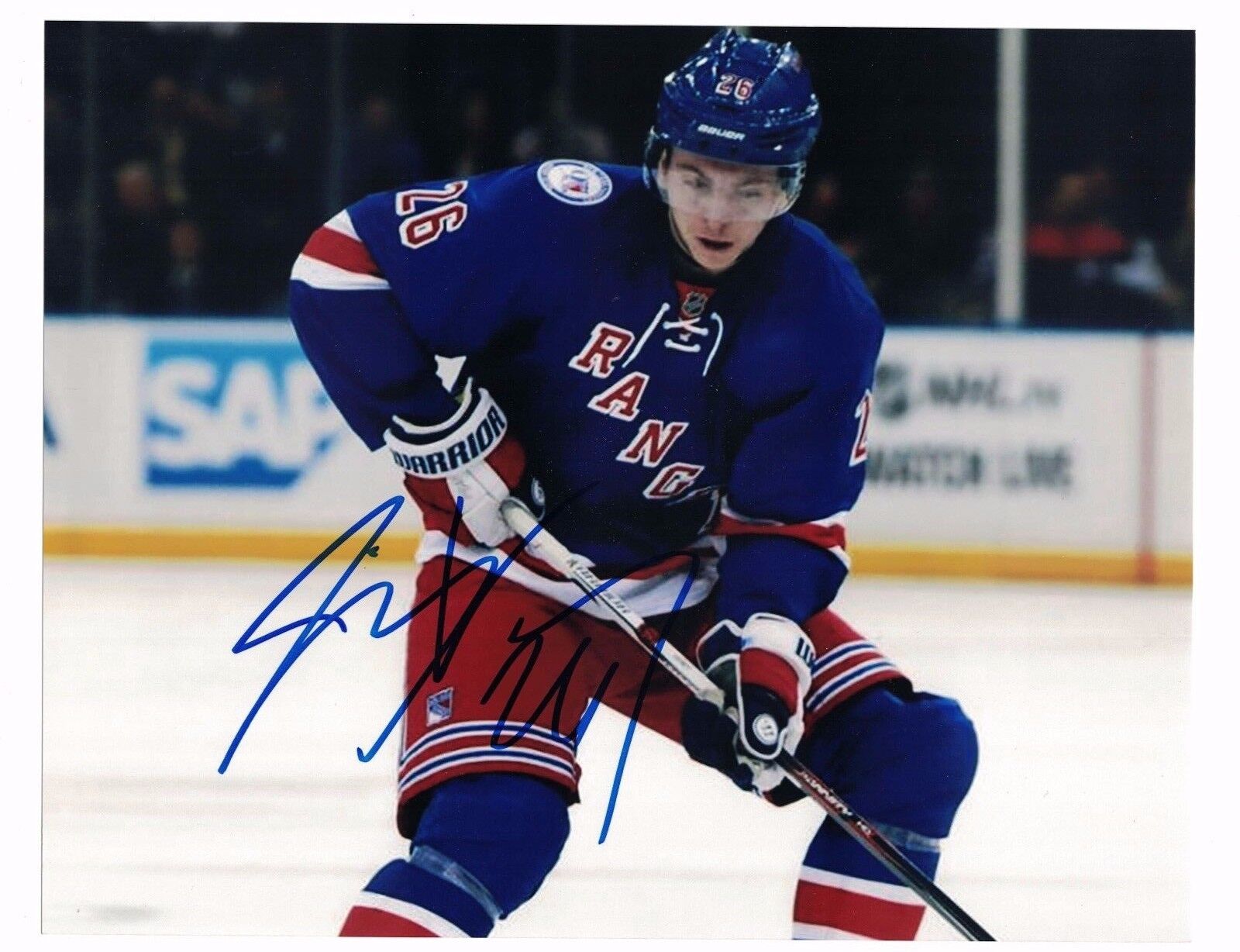 Jimmy Vesey New York Rangers Signed 8 x 10