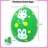 6 Pcs Easter Inflatable Outdoor Decorations PVC Colored Giant Egg Ornaments Blow Up Easter Egg Yard Decorations for Lawn/Garden/Porch/Courtyard