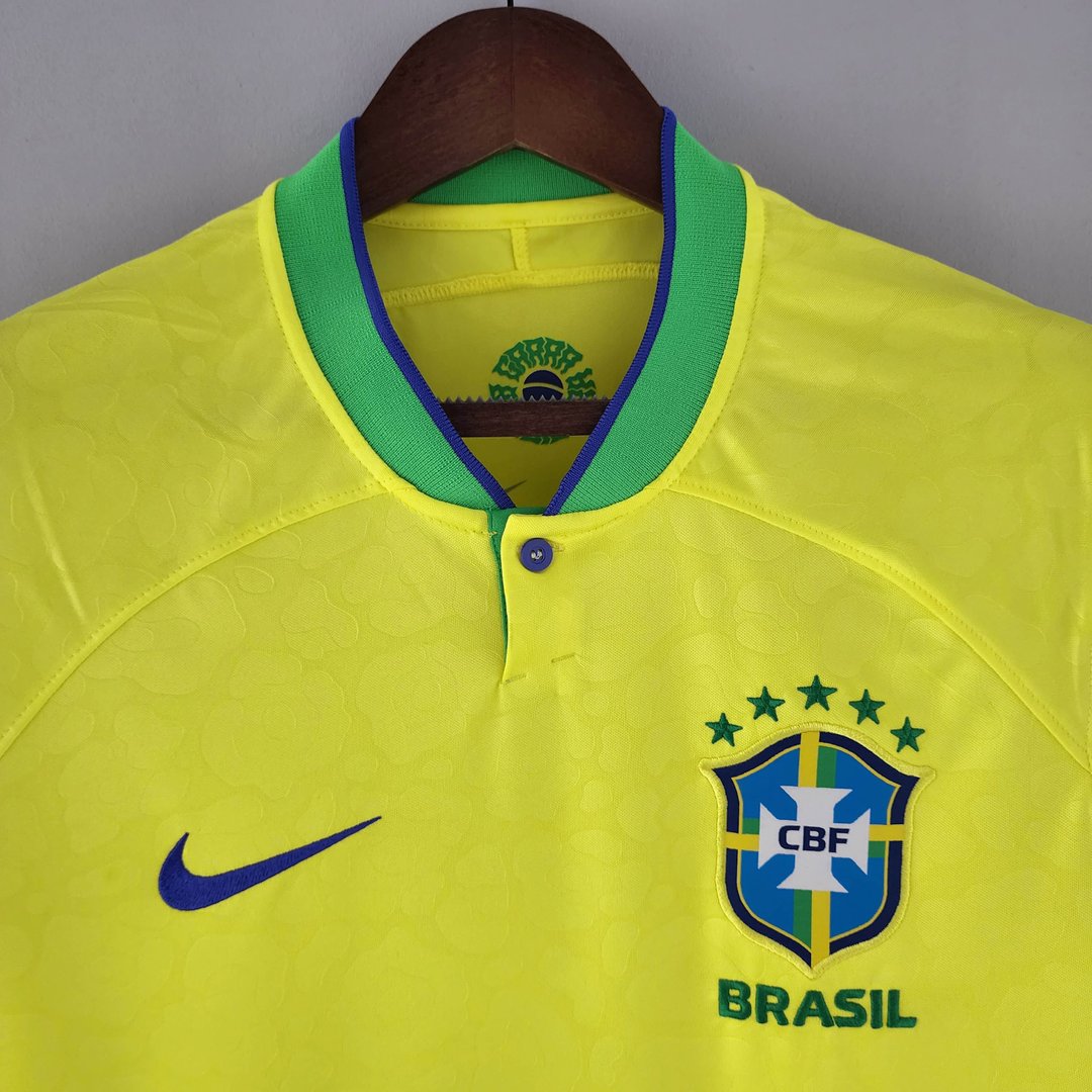 2022 World Cup Brazil Home Soccer Jersey Thai Quality